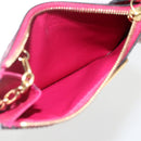 LOUIS VUITTON Vernis Pochette Cles NM Coin Purse Rose Andian M91669 Auth 175663-16