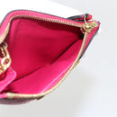 LOUIS VUITTON Vernis Pochette Cles NM Coin Purse Rose Andian M91669 Auth 175663-17