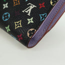 LOUIS VUITTON Multicolor Portefeuille Joy Wallet Black M60282 LV Auth 175664SAV-17