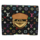 LOUIS VUITTON Multicolor Portefeuille Joy Wallet Black M60282 LV Auth 175664SAV-13