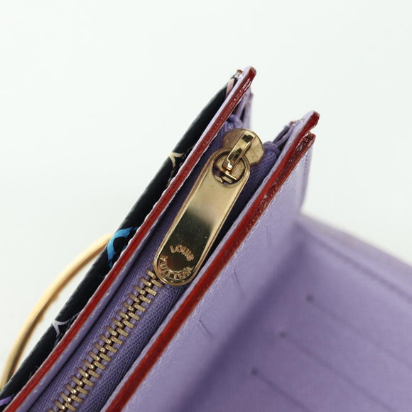 LOUIS VUITTON Multicolor Portefeuille Joy Wallet Black M60282 LV Auth 175664SAV