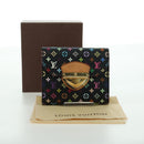 LOUIS VUITTON Multicolor Portefeuille Joy Wallet Black M60282 LV Auth 175664SAV-12