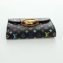 LOUIS VUITTON Multicolor Portefeuille Joy Wallet Black M60282 LV Auth 175664SAV-7