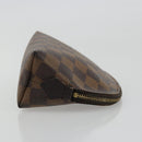 LOUIS VUITTON Damier Ebene Pochette Cosmetic PM Pouch N47516 LV Auth 175665-3