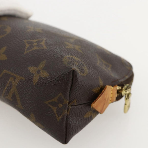 LOUIS VUITTON Monogram Pochette Cosmetic PM Pouch M43998 LV Auth 175666