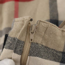 BURBERRY Nova Check Skirt cotton Beige Auth 175668A-9