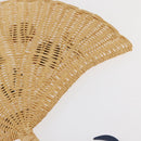 GUCCI Japanese Fan Rattan Beige Auth 175669A-10