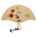 GUCCI Japanese Fan Rattan Beige Auth 175669A-2