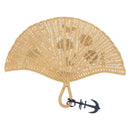 GUCCI Japanese Fan Rattan Beige Auth 175669A-7