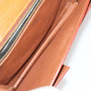 LOUIS VUITTON Epi Shoulder Bag 3 Set Yellow Black Brown LV Auth 175673-25