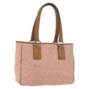 GUCCI GG Canvas Hand Bag Pink Silver 113019 Auth 175690-1