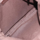 GUCCI GG Canvas Shoulder Bag Beige Silver 145857 Auth 175691-17