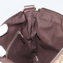 GUCCI GG Canvas Shoulder Bag Beige Silver 145857 Auth 175691-18