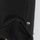 PRADA Hand Bag Nylon Black Silver Auth 175692-14