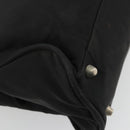 PRADA Hand Bag Nylon Black Silver Auth 175692-16