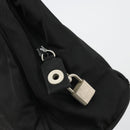 PRADA Hand Bag Nylon Black Silver Auth 175692-10