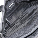 PRADA Hand Bag Nylon Black Silver Auth 175692-11