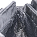 PRADA Hand Bag Nylon Black Silver Auth 175692-19