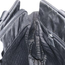 PRADA Hand Bag Nylon Black Silver Auth 175692-20