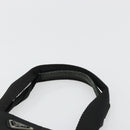 PRADA Hand Bag Nylon Black Silver Auth 175692-8