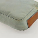 PRADA Shoulder Bag Nylon Light Blue Silver Auth 175693-17