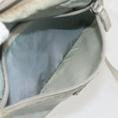 PRADA Shoulder Bag Nylon Light Blue Silver Auth 175693-25