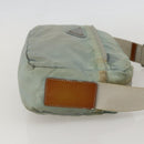 PRADA Shoulder Bag Nylon Light Blue Silver Auth 175693-4