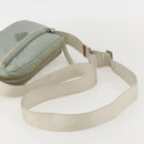 PRADA Shoulder Bag Nylon Light Blue Silver Auth 175693-7