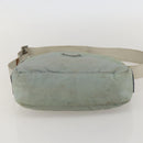 PRADA Shoulder Bag Nylon Light Blue Silver Auth 175693-5