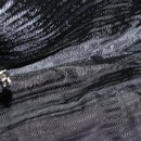 PRADA Hand Bag Nylon Black Silver Auth 175699-10