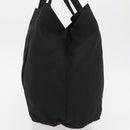 PRADA Hand Bag Nylon Black Silver Auth 175699-3