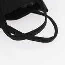PRADA Hand Bag Nylon Black Silver Auth 175699-7