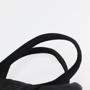 PRADA Hand Bag Nylon Black Silver Auth 175699-8