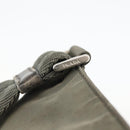PRADA Shoulder Bag Nylon Gray Silver Auth 175700-8