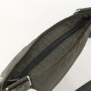 PRADA Shoulder Bag Nylon Gray Silver Auth 175700-6