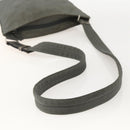 PRADA Shoulder Bag Nylon Gray Silver Auth 175700-7