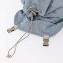 PRADA Backpack Nylon Light Blue Silver Auth 175701-10