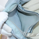 PRADA Backpack Nylon Light Blue Silver Auth 175701-27