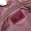 PRADA Tote Bag Nylon Khaki Gold Auth 175703-18