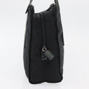 PRADA Tote Bag Nylon Black Silver Auth 175704-4