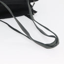 PRADA Tote Bag Nylon Black Silver Auth 175704-7