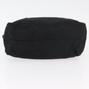 PRADA Tote Bag Nylon Black Silver Auth 175704-5