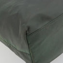 PRADA Tote Bag Nylon Green Silver Auth 175705-15