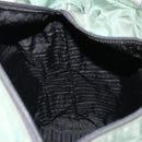 PRADA Tote Bag Nylon Green Silver Auth 175705-21