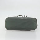 PRADA Tote Bag Nylon Green Silver Auth 175705-5