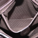 GUCCI Tote Bag Canvas Brown Silver 002 2123 0458 Auth 175706-20