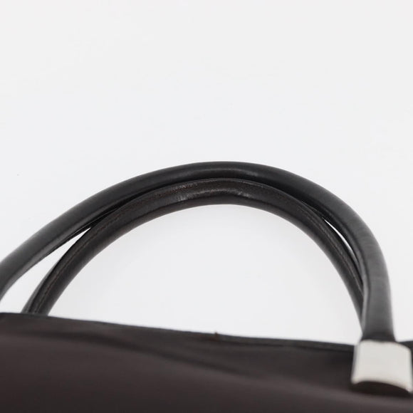 GUCCI Tote Bag Canvas Brown Silver 002 2123 0458 Auth 175706