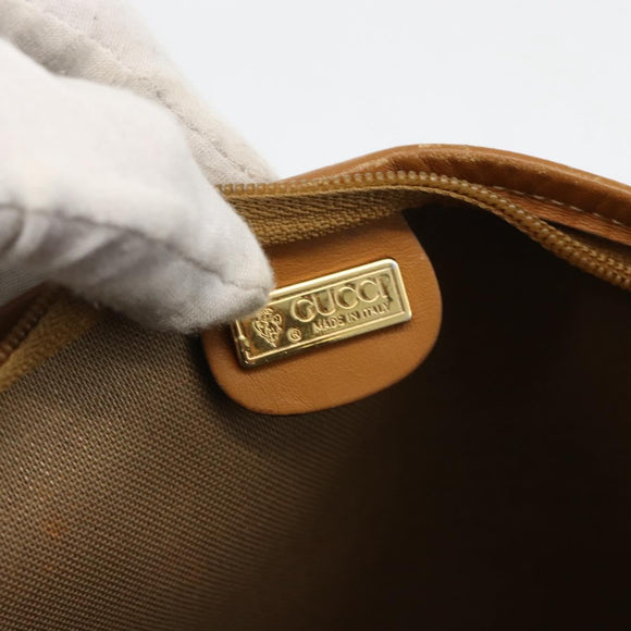 GUCCI Micro GG Supreme Web Sherry Line Bag PVC Beige 002 39 0163 Auth 175708