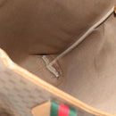GUCCI Micro GG Supreme Web Sherry Line Bag PVC Beige 002 39 0163 Auth 175708-18