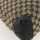 GUCCI GG Canvas Tote Bag Beige Silver 019 0401 Auth 175709-13